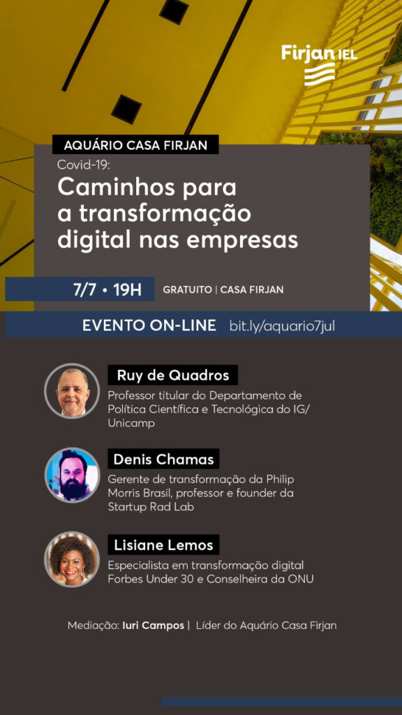 Convite para Evento - Trasnformação Digital