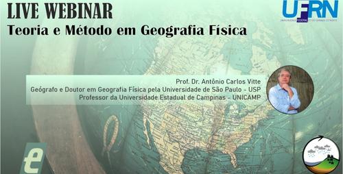 Webinar do GENAT sobre Teoria e Método em Geografia Física