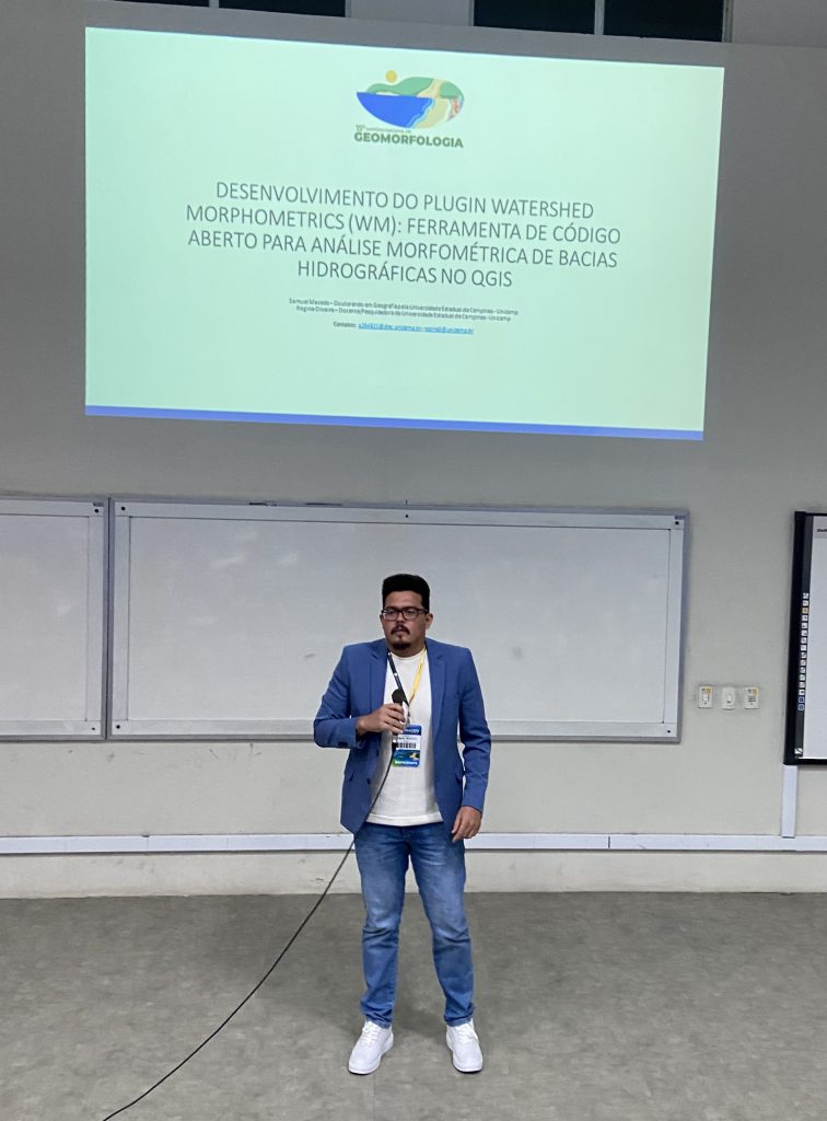 Samuel de Amaral Macedo, doutorando em Geografia pela UNICAMP