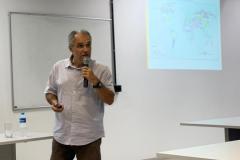 Prof. Alfredo B. de Campos durante sua fala no ISSAS 2019