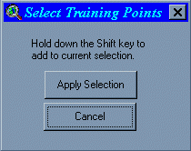 Select Points by Location Dialog